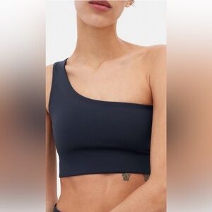 NWT Girlfriend Collective Skyline Bianca One Shoulder Sports Bra Athleisure